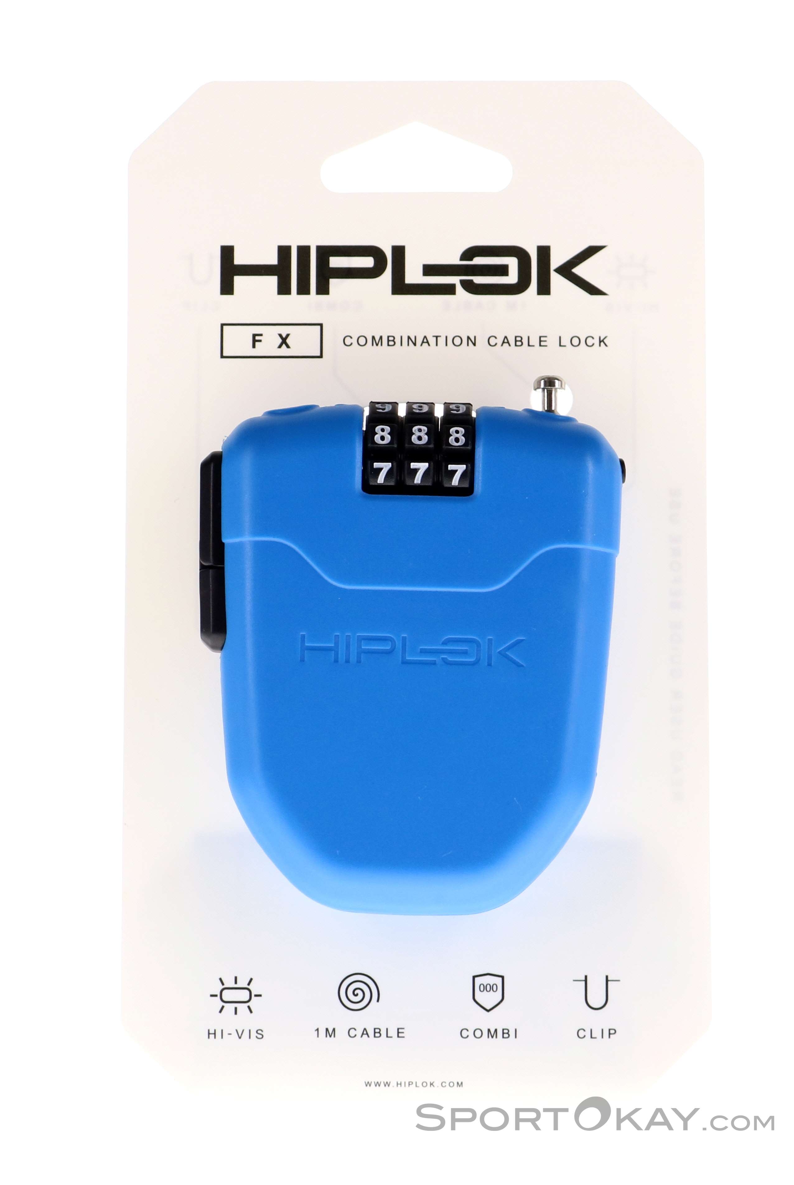 Hiplok FX Fahrradschloss-Blau-One Size