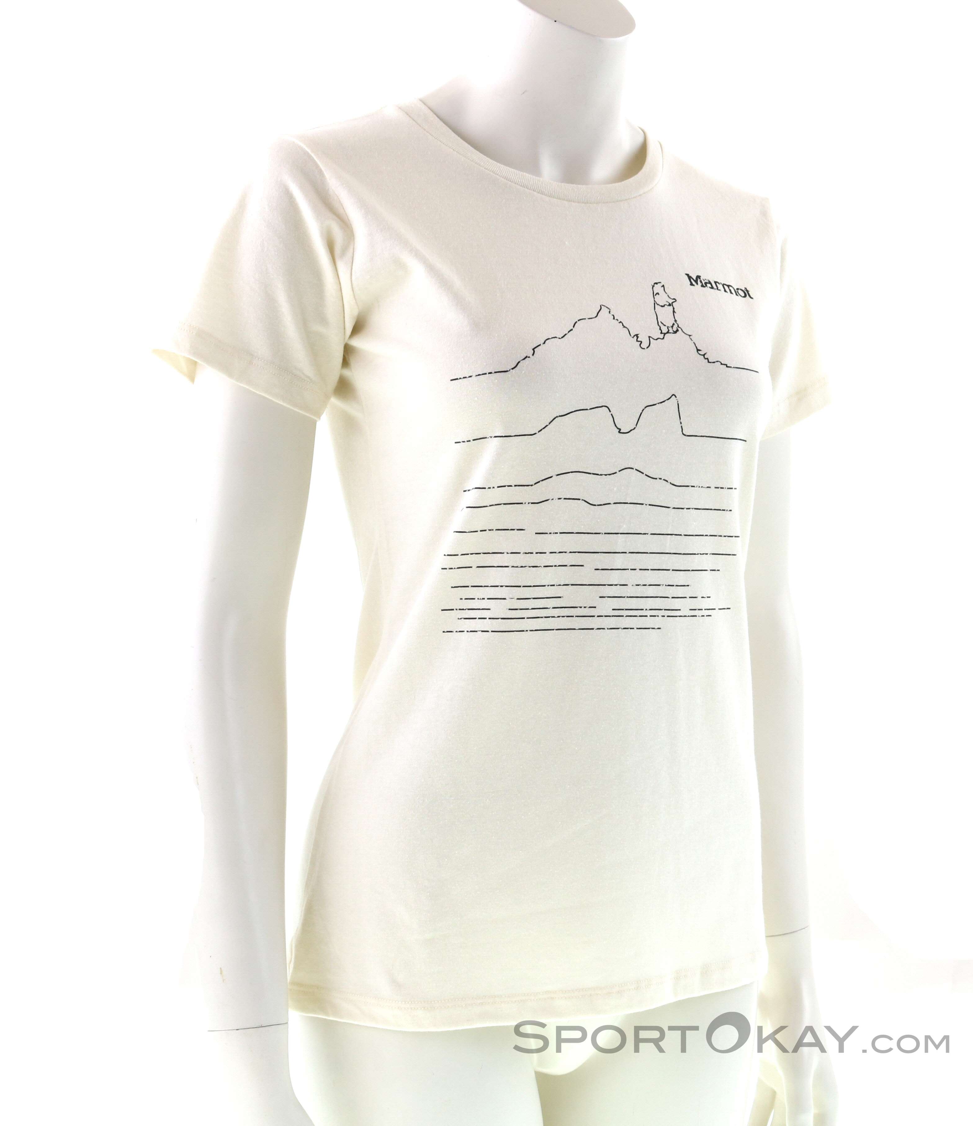 Marmot Caligata Tee Damen T-Shirt-Weiss-XL