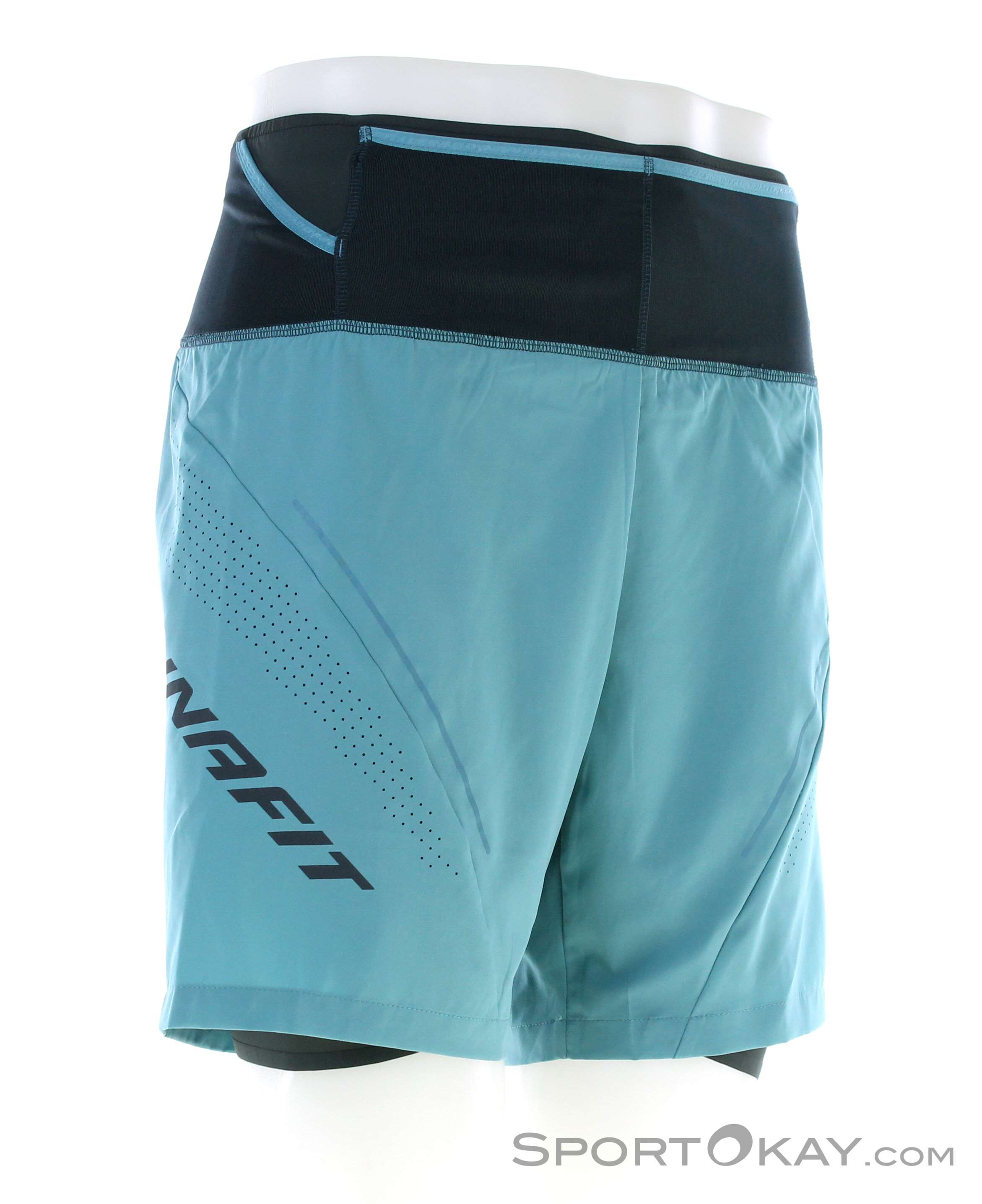 Dynafit Ultra 2in1 Shorts Herren Laufshort-Blau-S
