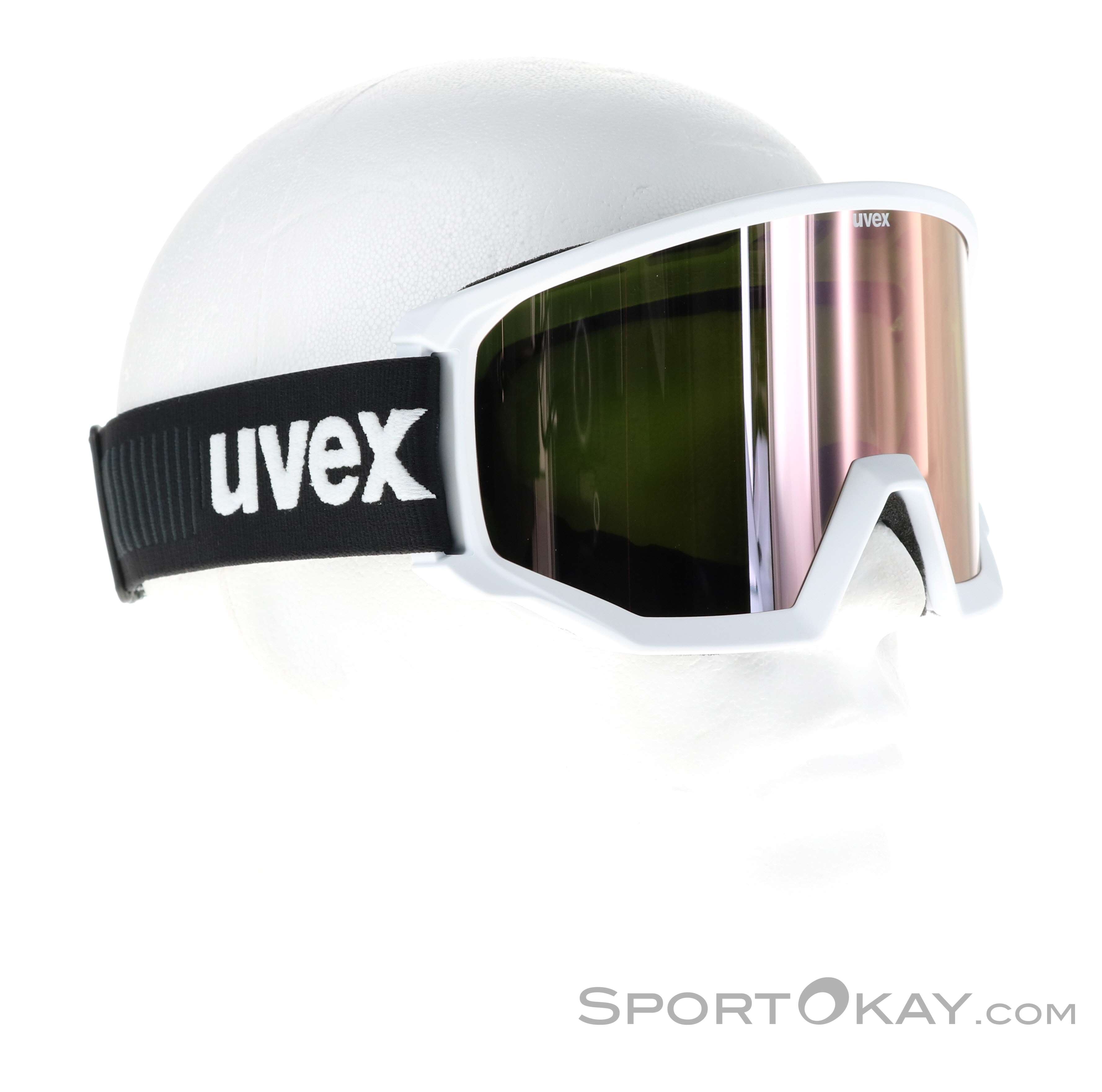 Uvex Athletic CV Race Skibrille-Weiss-One Size