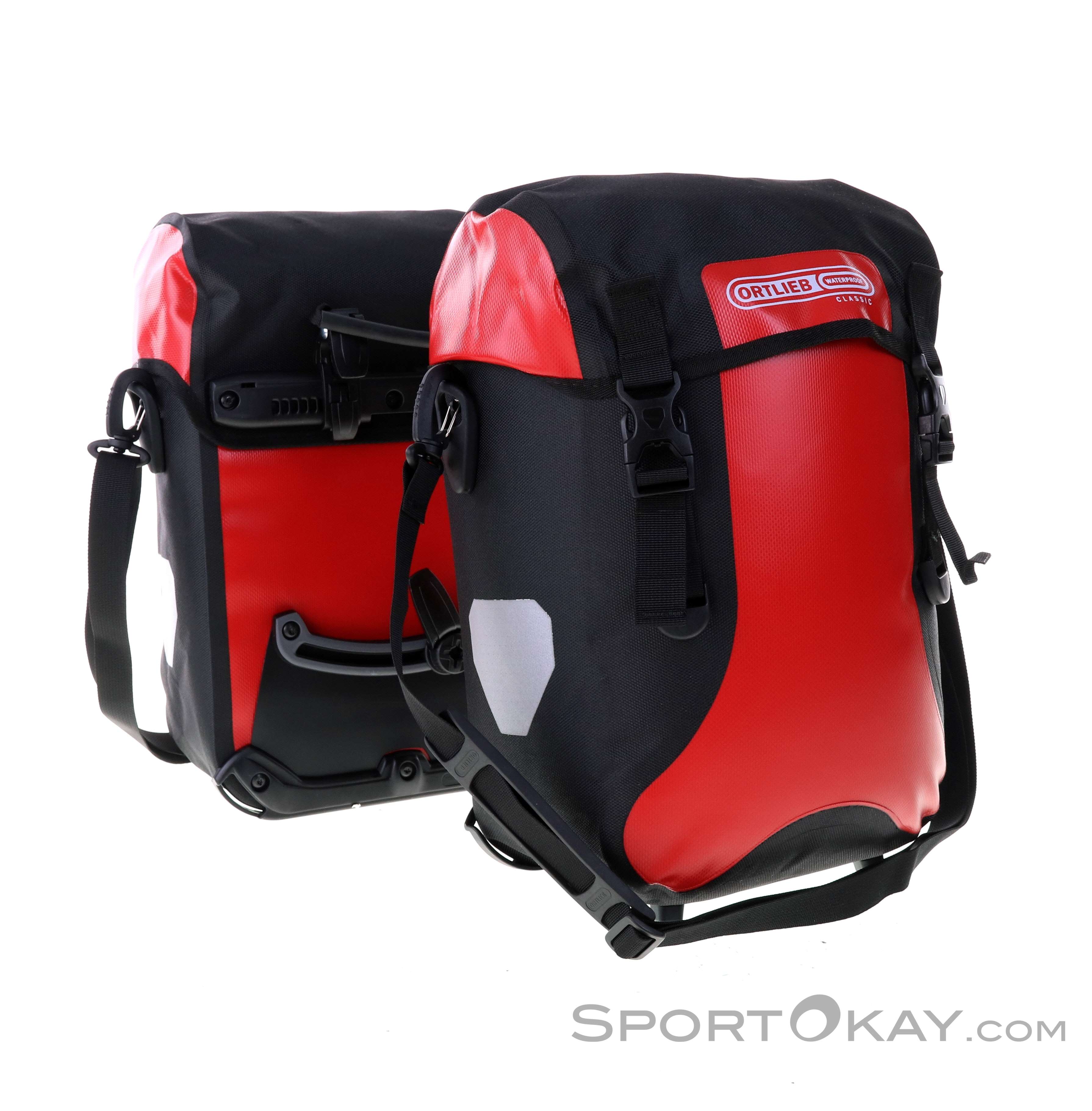 Ortlieb Sport-Packer Classic QL2.1 15l Fahrradtaschen Set-Rot-One Size