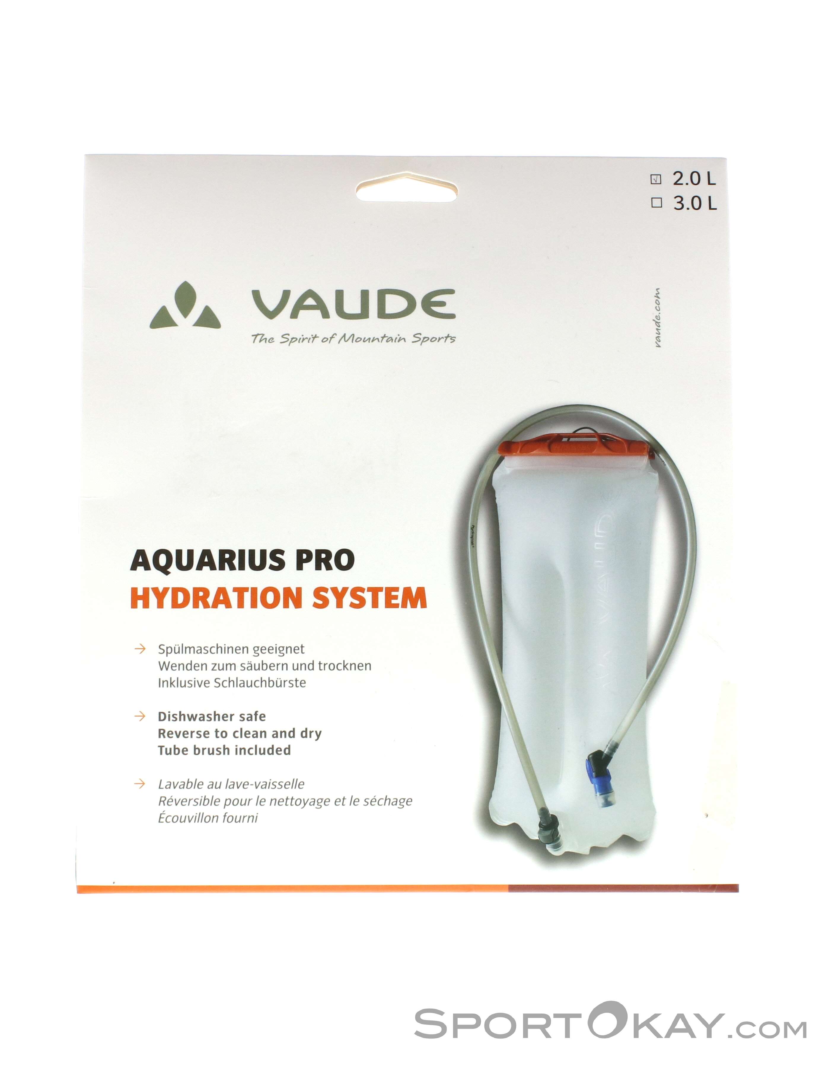 Vaude Aquarius Pro 2.0l Trinksystem-Weiss-2