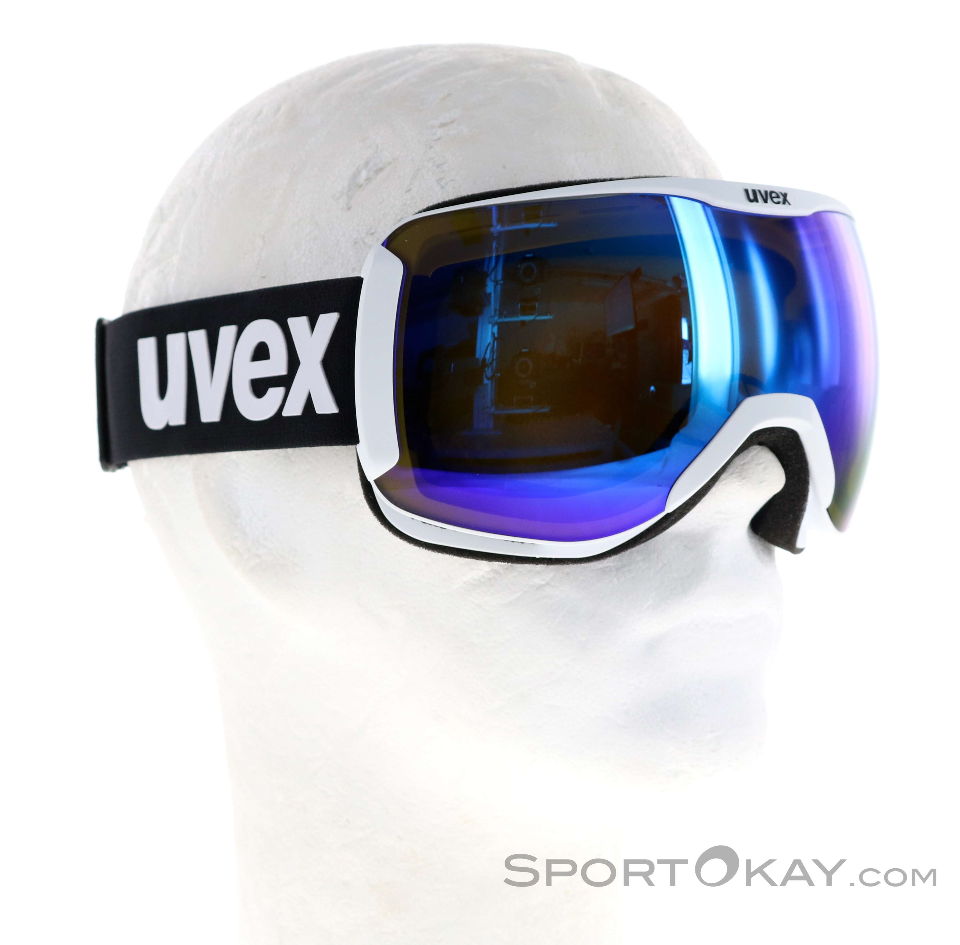 Uvex Downhill 2100 CV Race Skibrille-Weiss-One Size